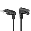 Goobay 97346 Euro Connection Cable Angled on Both Sides, 1