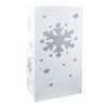 LumaBase 47124 24 Count Snowflake Luminaria Bags