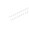 sourcing map 2pcs ABS Plastic Square Bars Rod 3mm×3mm×10inch for