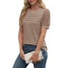 WIHOLL Women's Tops Dressy Casual Flowy Lace Top Summer Outfits
