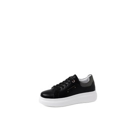 QUEEN HELENA X30-9 Platform Trainers with Platform Casual Women's, black
