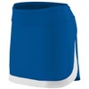 Augusta Sportswear AG2410 Women's Action Color Block Skort, Royal/White, Large