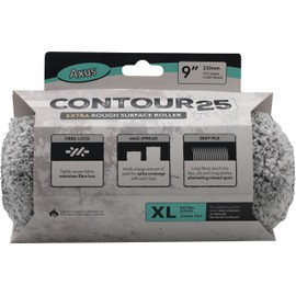 AXUS - 9" Contour 25 Extra Rough Surface Roller Sleeve - AXU/RO9XL