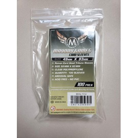 Mayday -Roman Card Sized Tribune Sleeves (Pack of 100) - 49 X 93 MM Card Sleeves