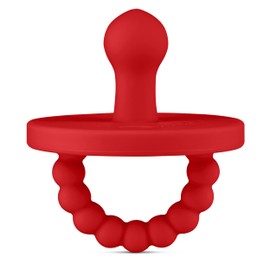 Ryan & Rose Cutie PAT Pacifier Teether (Bulb, Red)