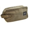 Meridian to-Go Mens Toiletries Wash Bag Khaki Heavy Waxed Canvas