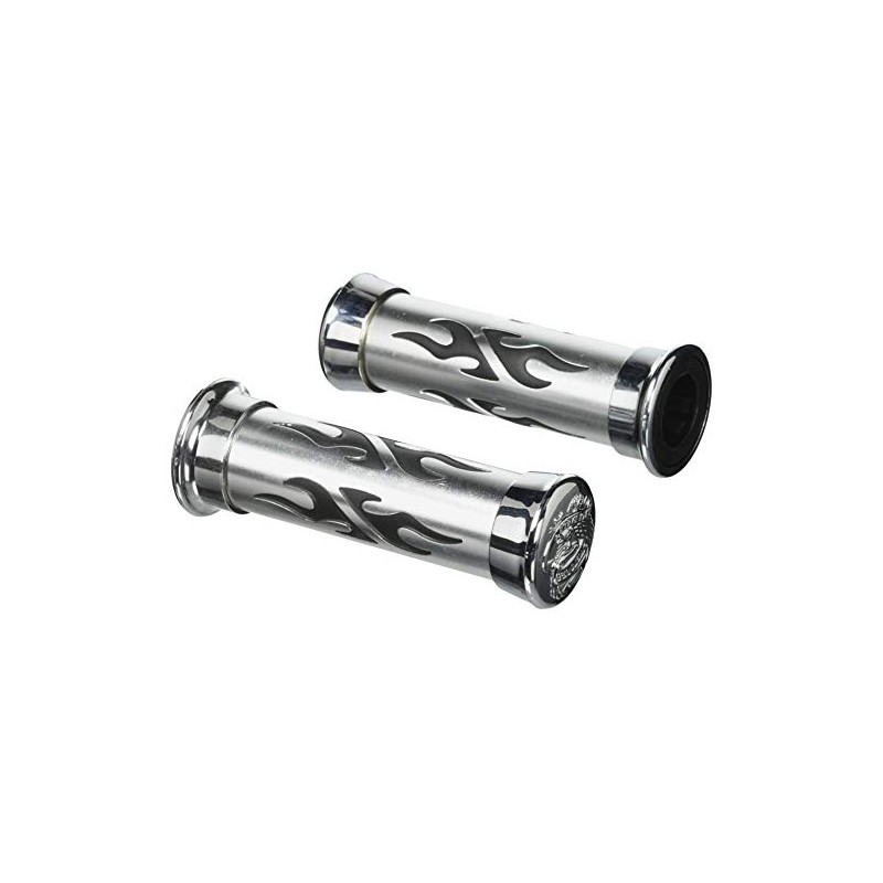 Motorcycle Parts Center-plated custom grip flare black type 903 321