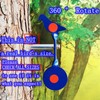 Wingswinmax Small Spinner Air Gun Target Red Bird Visible Target