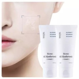 Raviel [속당김크림] 수분장벽케어 피지조절 라비엘 바이옴 8X 히알루론산 수분 크림 80ml 2개 [Moisture Barrier Care] Sebum Control Rabiell Biome 8X Hyaluronic Acid Moisture Cream 80ml 2-Pack