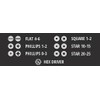 RATCHETING SCREWDRIVER - 13-in-1 Multi Bit Screw Driver w/ "
