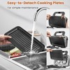 KOTEK 3 In 1 Sandwich Maker, Waffle Maker with Removable