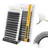 NAGARAKU Double Tips Eyelash Extensions, 5D W Shape Eyelash Extension,