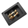 4 Copper Binding Post Terminal Cable Connector Speaker Terminal Box