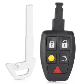 KEYECU for Volvo C30 S40 V50 C70 - 2004 - 2013 Remote Key Shell Case Fob KR55WK49259