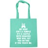 Hippowarehouse My Body Isnt A Temple Quote Tote Shopping Gym