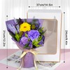 Lovionus89 Long Lasting Preserved Flowers Bouquet, Real Rose Flower Home