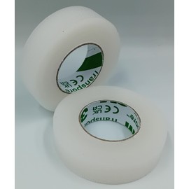 Transparent Surgical Tape 1.25cm x 9.1m - Pack of 4 | Transparent, Hypoallergenic Medical Tape for Secure Fixation