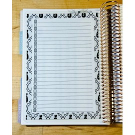 Handmade 52 Week Savings Challenge Dashboard 4 use with ErinCondren A5 Coil Spiral-