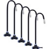 Mornajina 5 Packs Brass Misting Nozzles Tee with 20 inch