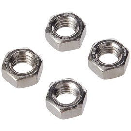AHCMetric Hexagonal (Hex) Full Nuts A2 Stainless Steel M5 5mm (Pack of 50 Nuts)