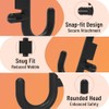 HUHOLE 100 Pack Pegboard Plastic Hooks – J Shape Peg