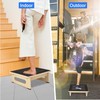 One Step Stool for Adults Seniors with Non-Slip Rubber Stepping