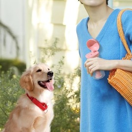 Botella para Beber para Perros portátil, Botella de Agua para Perros para Viajes - Tazón para Beber para Cachorros | Dispensador de Botella de Agua para Perros Mejorado, Duradero, Ligero, a Prueba de
