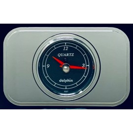 Dolphin Gauges 1937 1938 Chevy Car 2 1/16 Clock Adapter Glove Box Insert Powder Coated