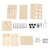 Wooden Hydraulic Excavator DIY Manual Detachable Educational Stimulation Hydraulic Excavator