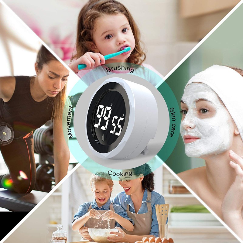 Kitchen Timer Magnetic Countdown Timer for Studying Meetings Cooking