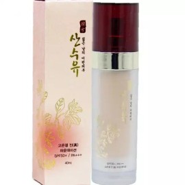SANSUYU 산수유추출물 고보습 파운데이션 21호 40ml 자외선차단 SPF50+ PA+++ Cornus Officinalis Extract High Moisture Foundation No. 21 40ml Sunscreen SPF50+ PA+++
