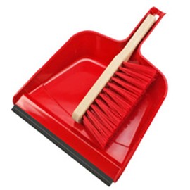 Peggy Perfect Construction Site Dustpan and Brush Set – Red 4006938031853