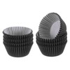HARFINGTON 200 Count Cupcake Liners Black Cupcake Cups Standard Size