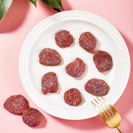 Japanese-Style Seedless Dried Plums – Salty Flavor, | Chewy, Individually Wrapped, Ready-to-Eat Plum Snack for Travel, Office, Daily Use 200g/7oz/Pack