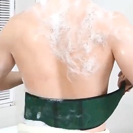 Sliding your back, pushing a towel, washing your whole body, showering, bathing, washing your back at home, using a long towel alone, hypoallergenic, not painful Herd 2ea