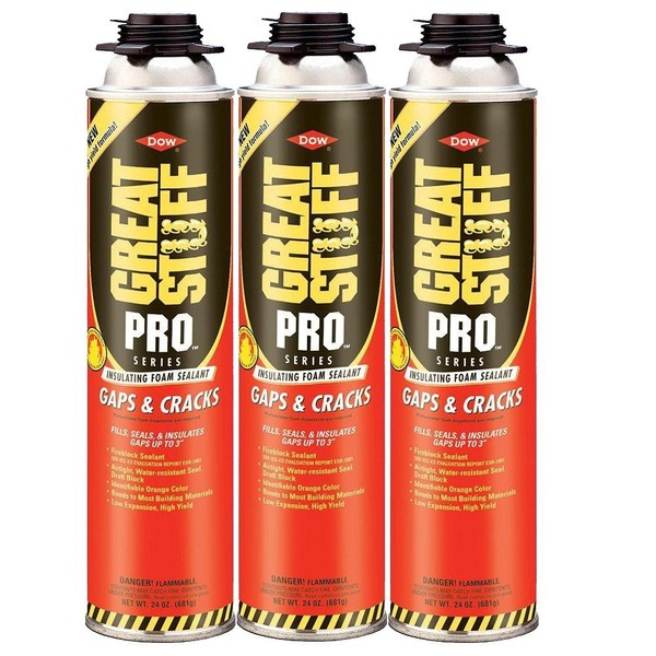 Dow Great Stuff Pro Gaps and Cracks 24 oz Gun