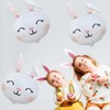 HADCKJA Bunny Balloons Easter Balloons Rabbit Head Foil Balloon for