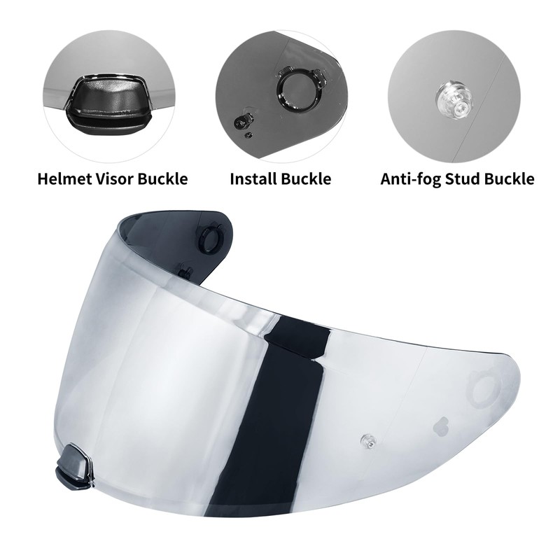 VCOROS I70 Helmet Visor Replacement Face Shield Accessories Compatible With