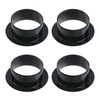 Pastlla 4 Pcs Round Aluminum Rain Gutter Outlet Downspout Adapter,