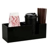 Coffee Cup Holder for Countertop, Acrylic Disposable Cup Organizer Black