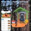 Leapbird Smart Bird Feeder Camera 2.5K HD Live View,Solar Powered,AI