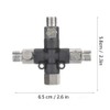 Metal Air Hose Splitter, Airbrush Fitting, Three Way Mini Air