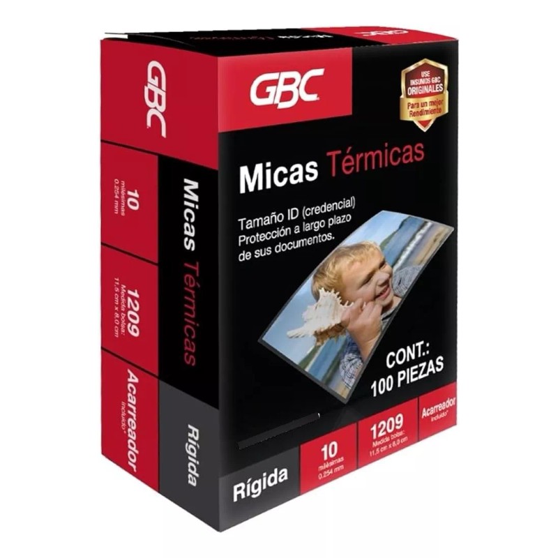 GBC 1000 Mica Termica Gbc 1209 8 X 11.5 Cm