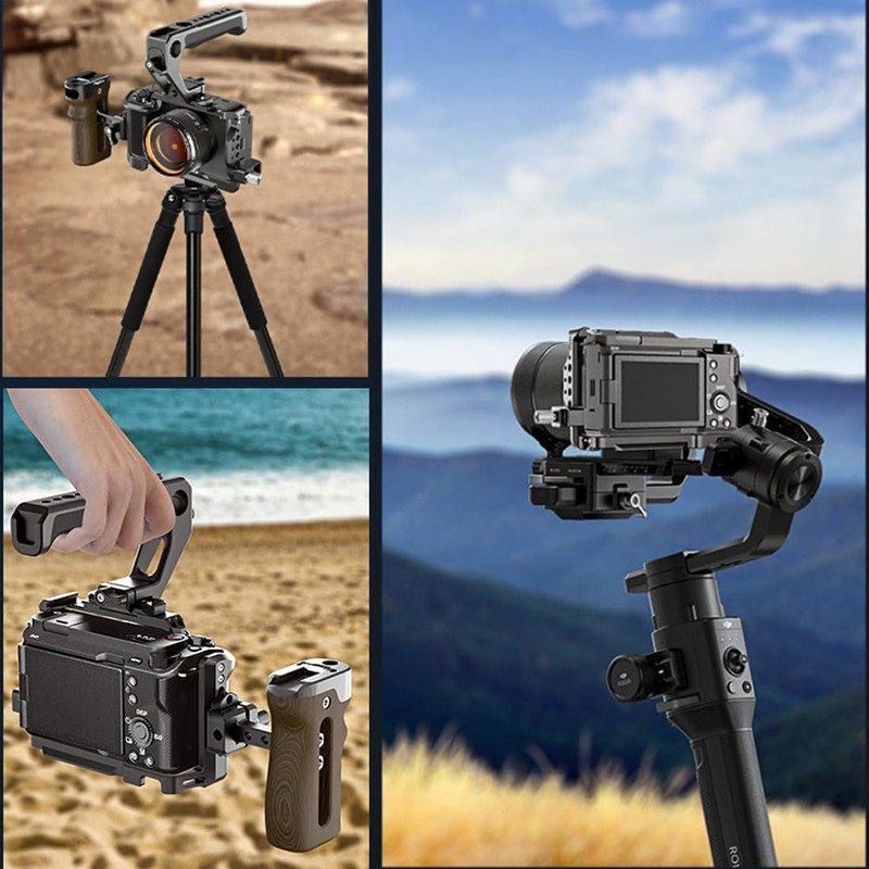 Topcine -Camera Cage for Sony FX3/FX30 with Multiple 1/4 and