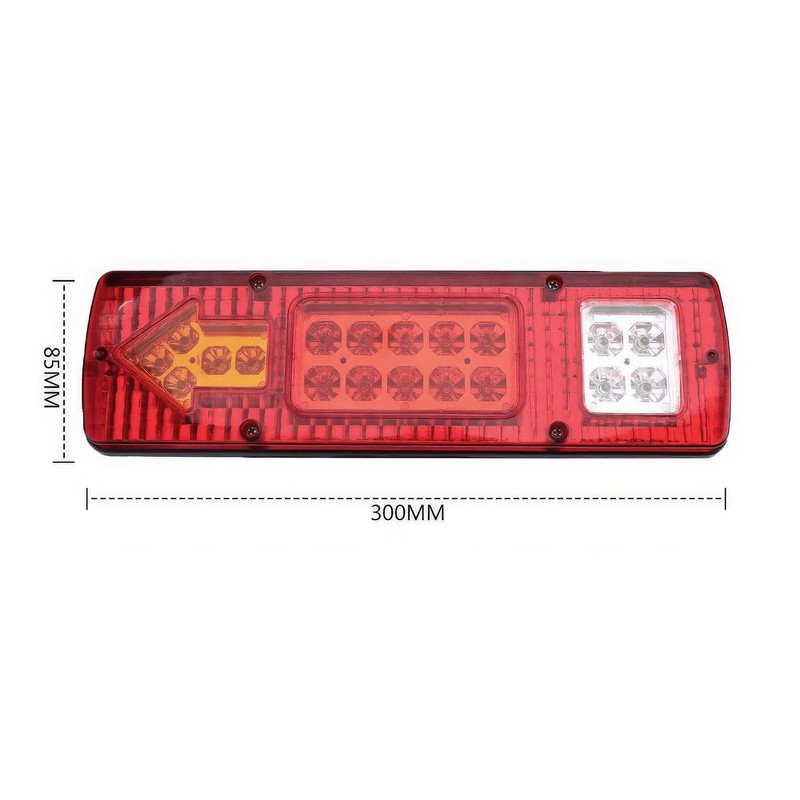 TOTMOX 2X LED Tail Light, Rear Light, 19 LEDS, 12V