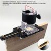 Wood Router Base Accurate Positioning 2 in 1 Compact Router