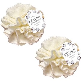 Cotton Collection Exfoliating Loofah, Deep Clean for Skin, Easy to Hang, Pack of 2