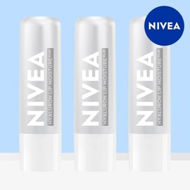 Nivea Lip Care Hyaluronic Moisture Plus 5.2g 3pcs / 니베아 립케어 히알루론 모이스쳐 플러스 5.2g 3개