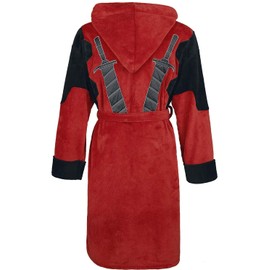 Deadpool Dressing Gown Mens Bath Robe (Medium)