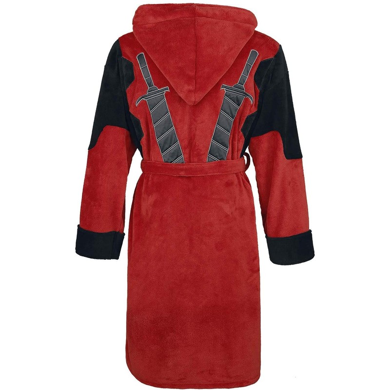 Deadpool Dressing Gown Mens Bath Robe (Medium)